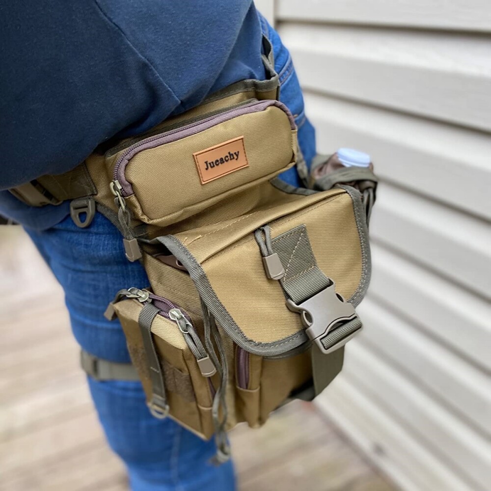 Military Tactical Drop Leg Bag Pack Pouch Waist Belt Packs Motorcycle Waterproof