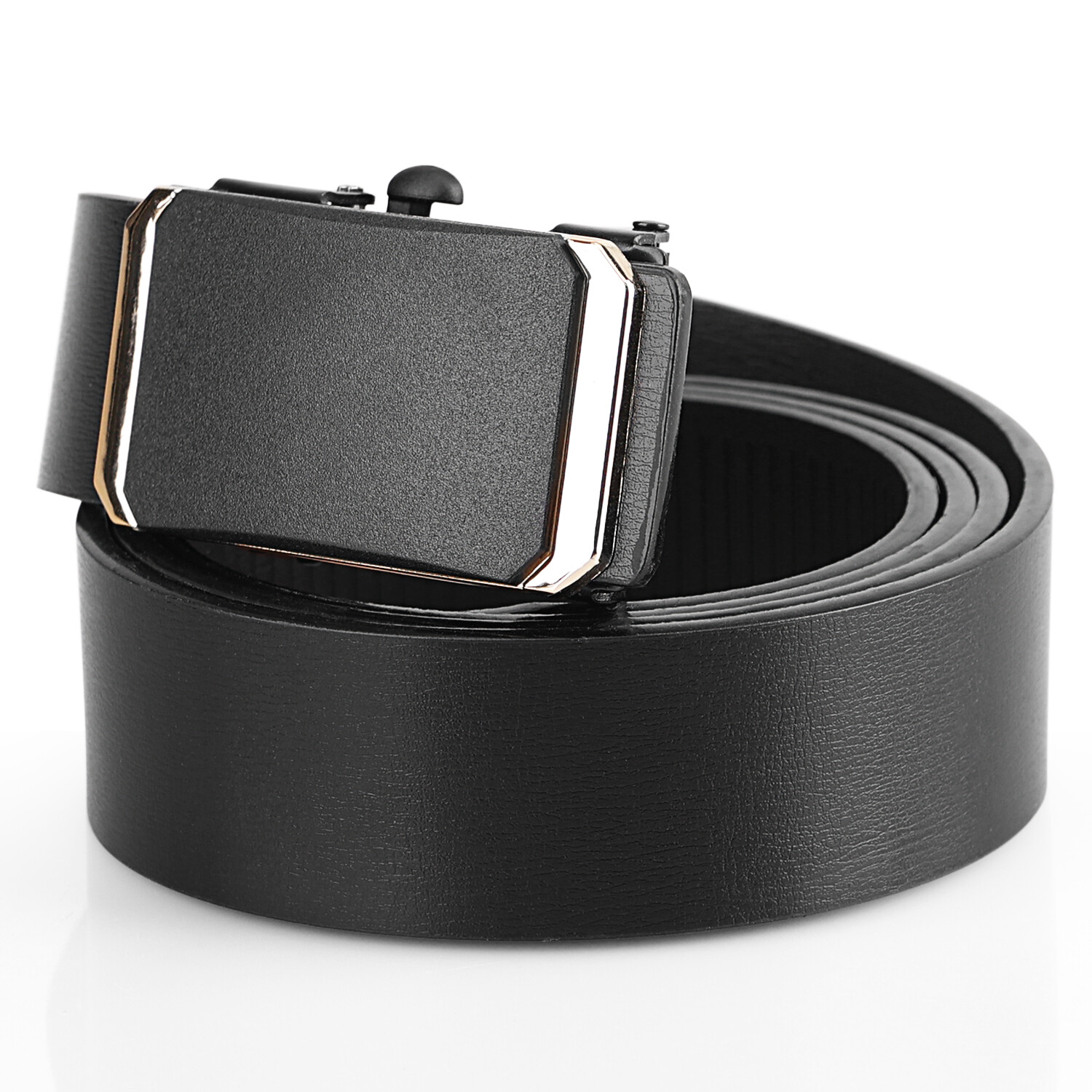 Causal Leather Men’s Ratchet Belts For Men Adjustable Automatic Buckle 120cm/47″