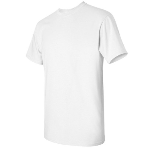 Gildan G800 Adult 5.5 oz 50-50 White T-Shirt Size Small – 5 count