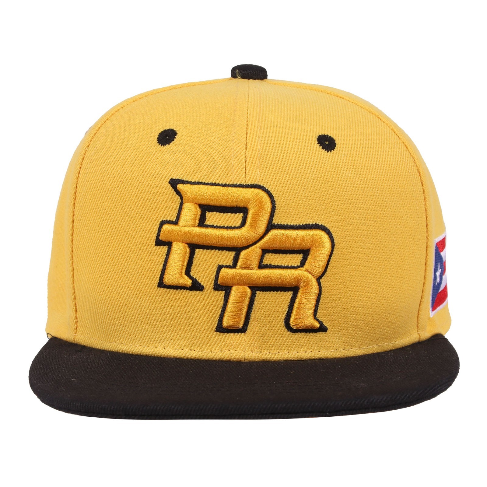 PR 3D Embroidered Baseball Cap Puerto Rico Flag Soft Crown Cotton Snapback Hat
