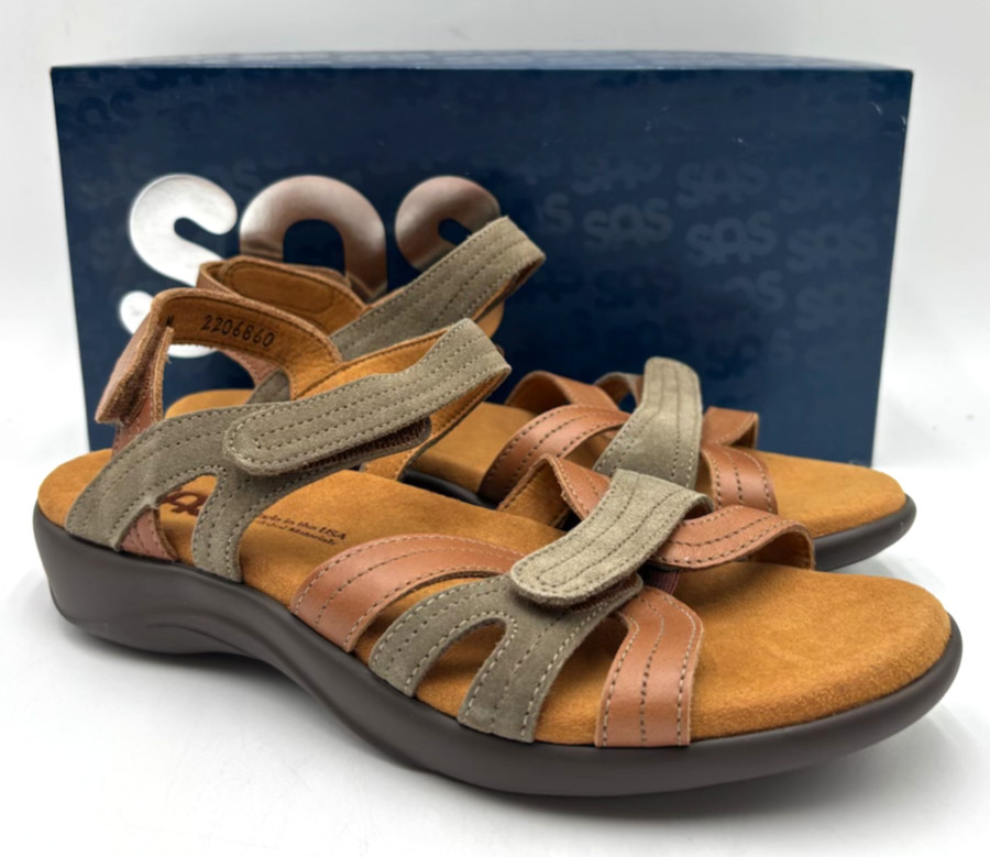 SAS PIER DESERT SAGE 3737-408 Women’s NEW Strap Sandals Brown Multiple Sizes