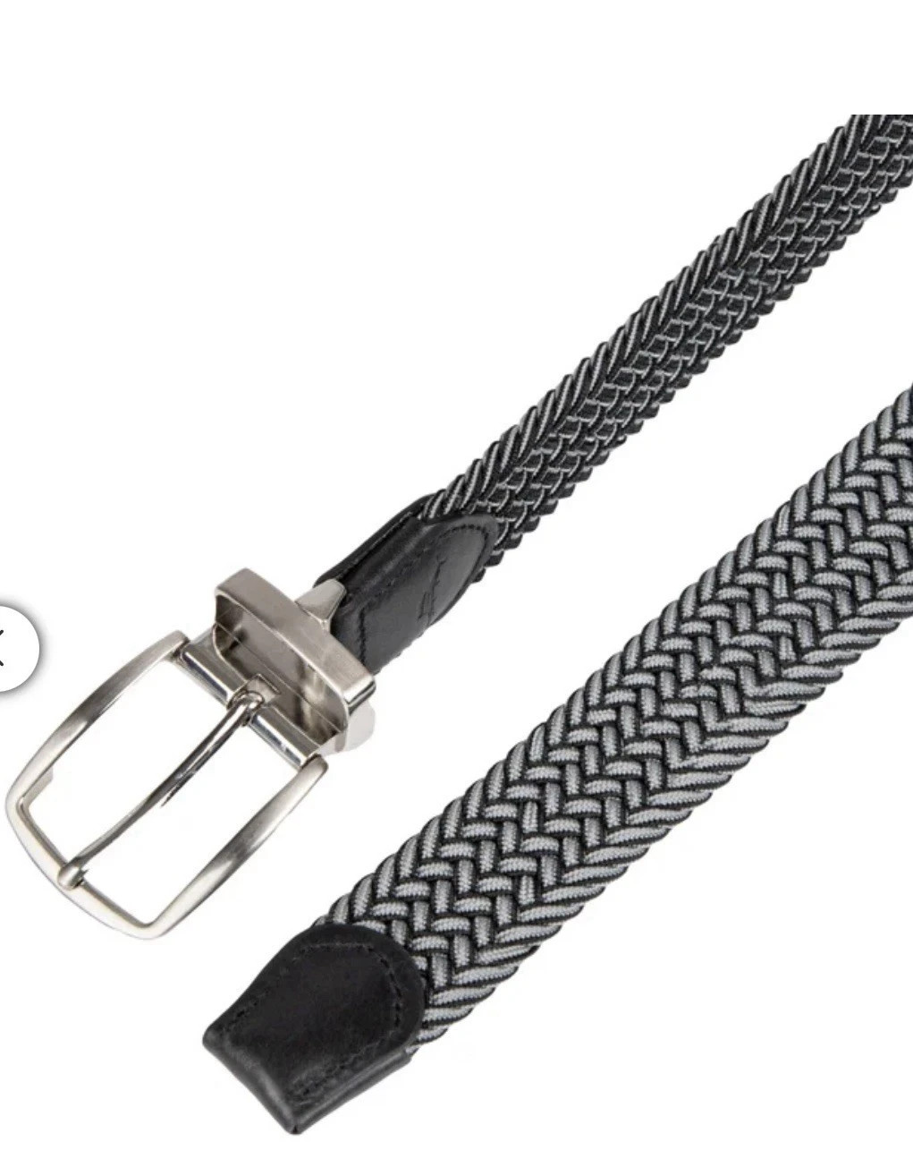 Tommy Bahama Men’s Stretch Braided Reversible Belt Adjustable Fit