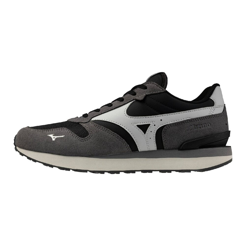 Mizuno RB87 Running Synthetic Fiber Gray Black D1GA235231 Men’s Size
