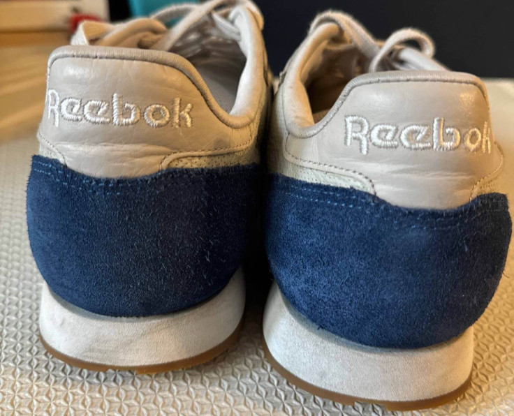 Reebok Classic Leather Sand Stone Washed Blue BS9745 Size 13