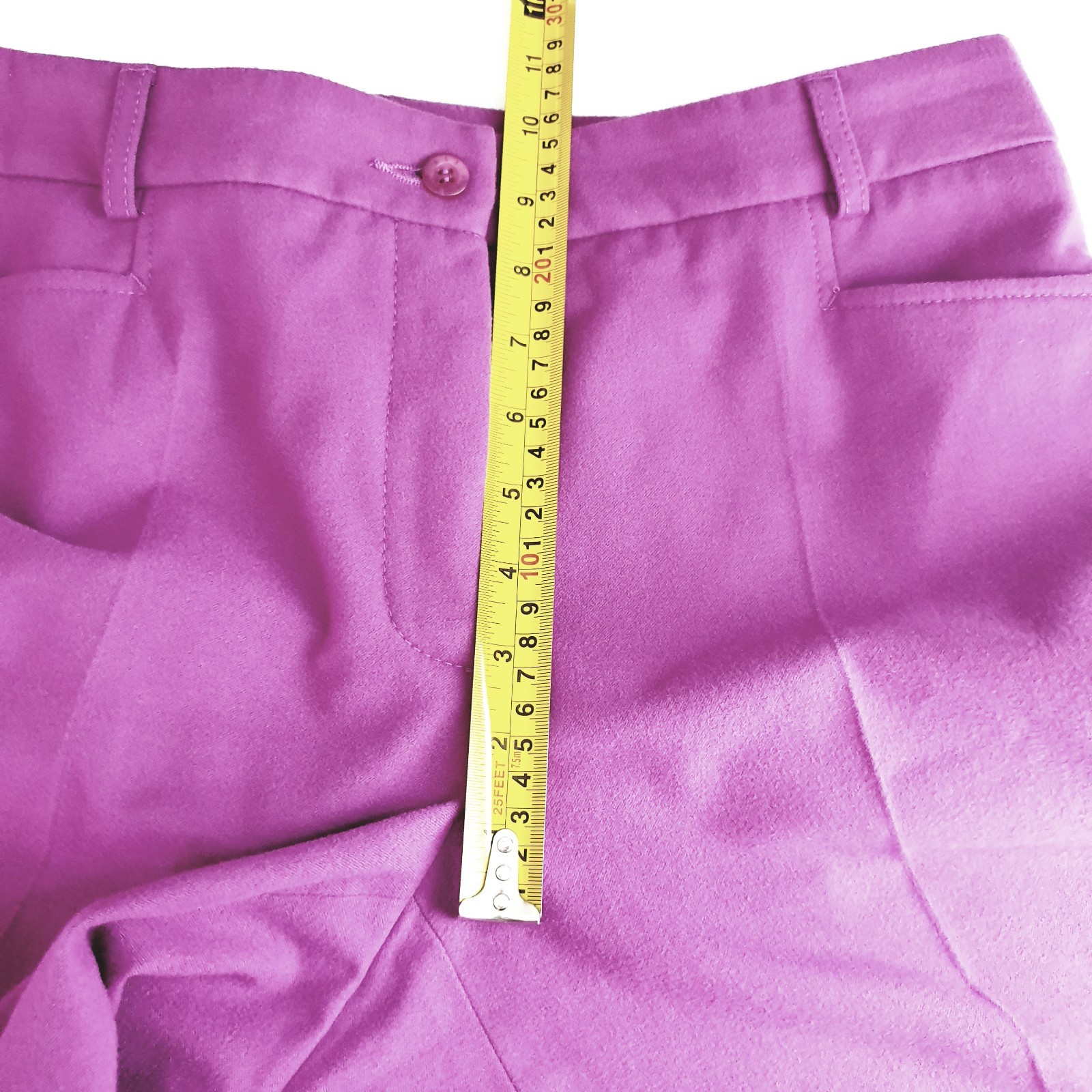 Madeleine Magenta Trousers Size 16 Straight Leg Occasion Summer
