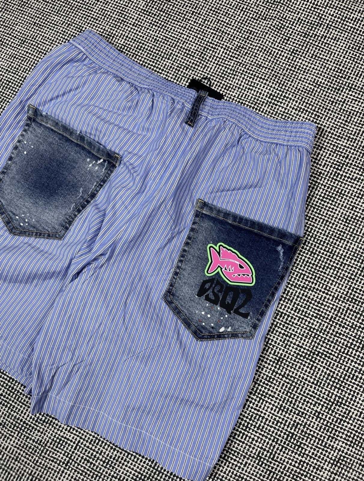 Rare Dsquared2 Reworked Denim Brief Shorts
