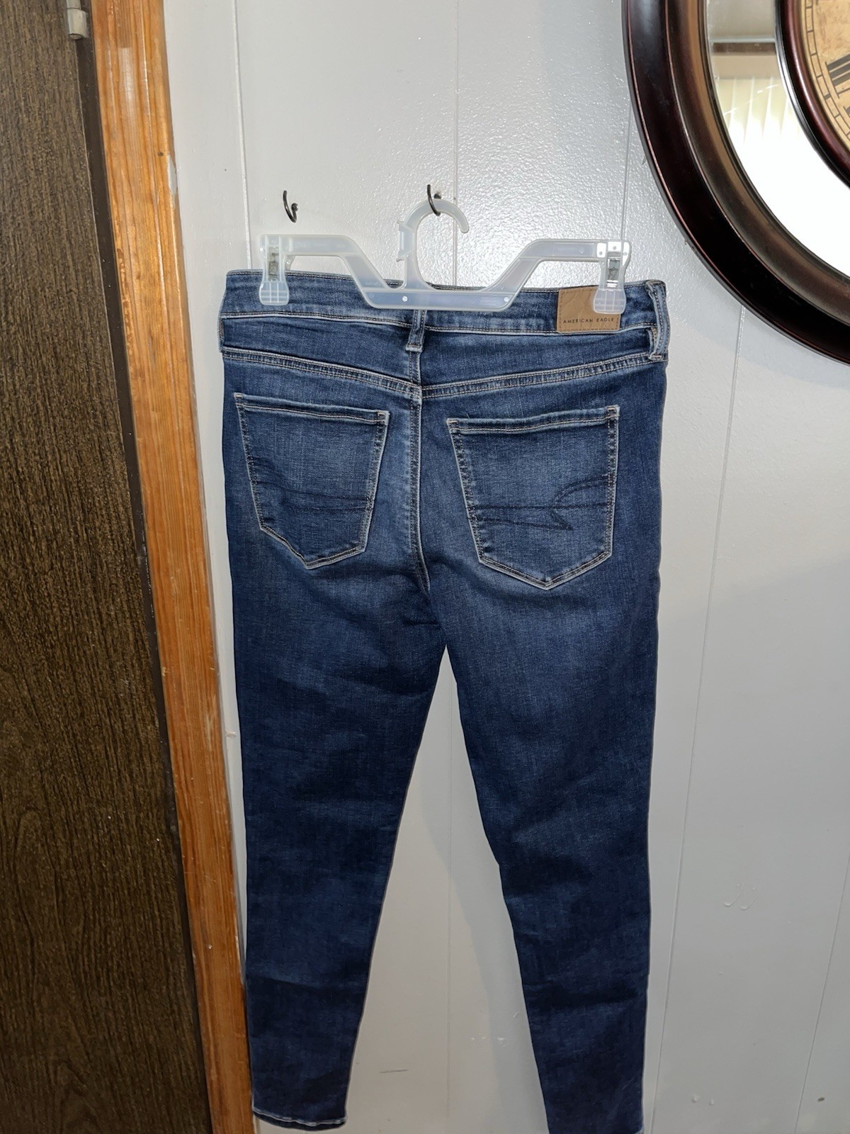 American Eagle Next Level Stretch Skinny Jeans Women’s Dark Wash Blue Size 4