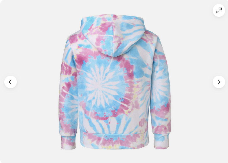 Butter GIRLS Super Soft 2-piece Set (Pink & Blue Tie Dye XS 5/6)NWT