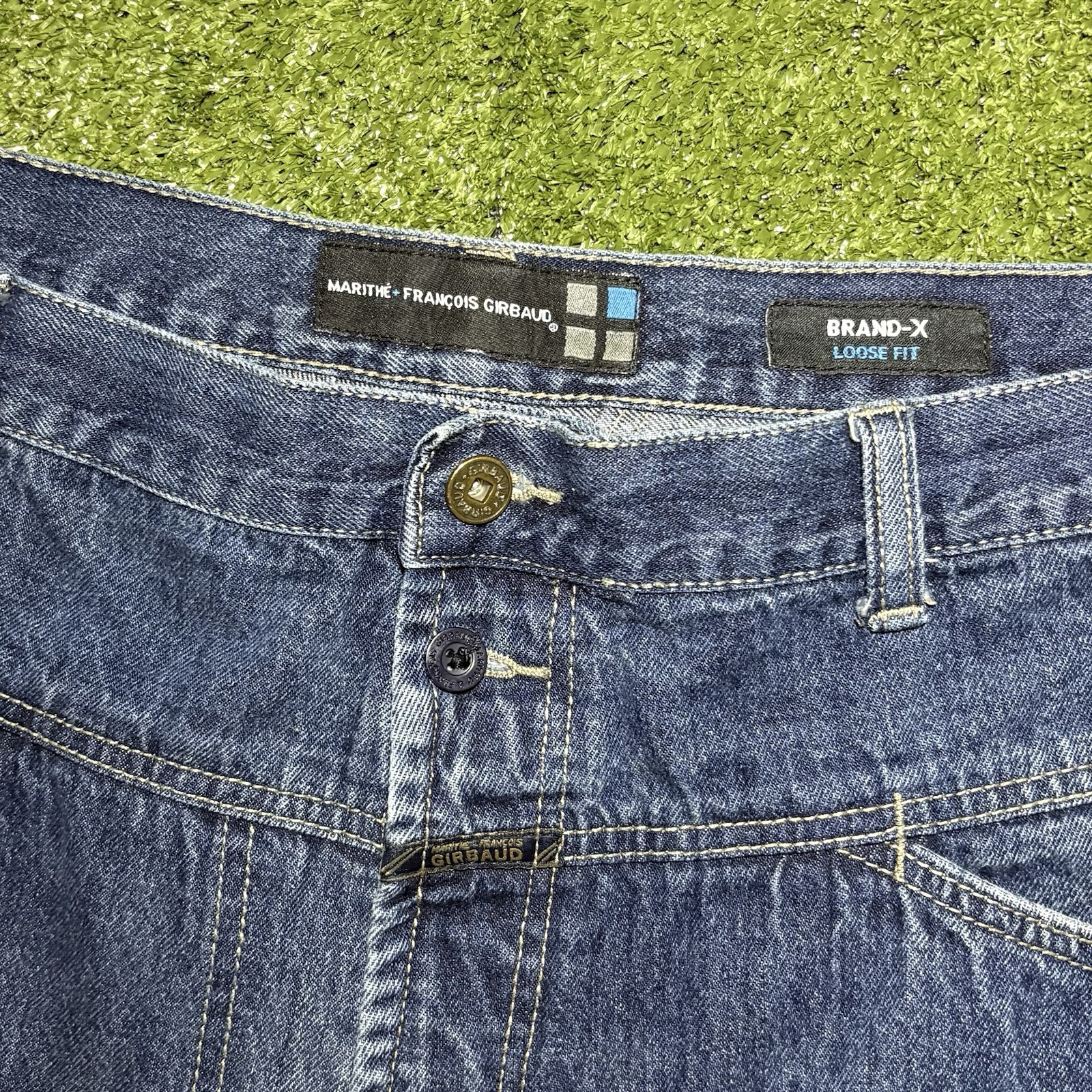 Vintage Marithe Francois Girbaud Brand X Loose Fit Denim Jeans Size 40×30