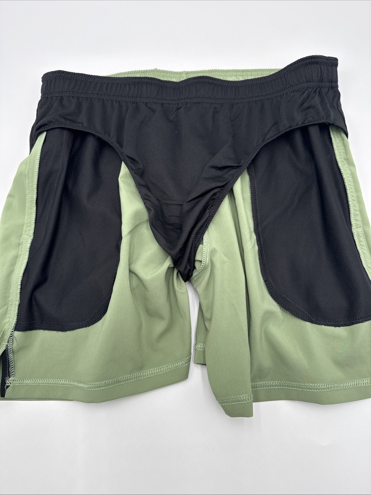 $52 New Balance Men’s Brief Running Shorts 5″ – Oregano – Medium – New With Tags