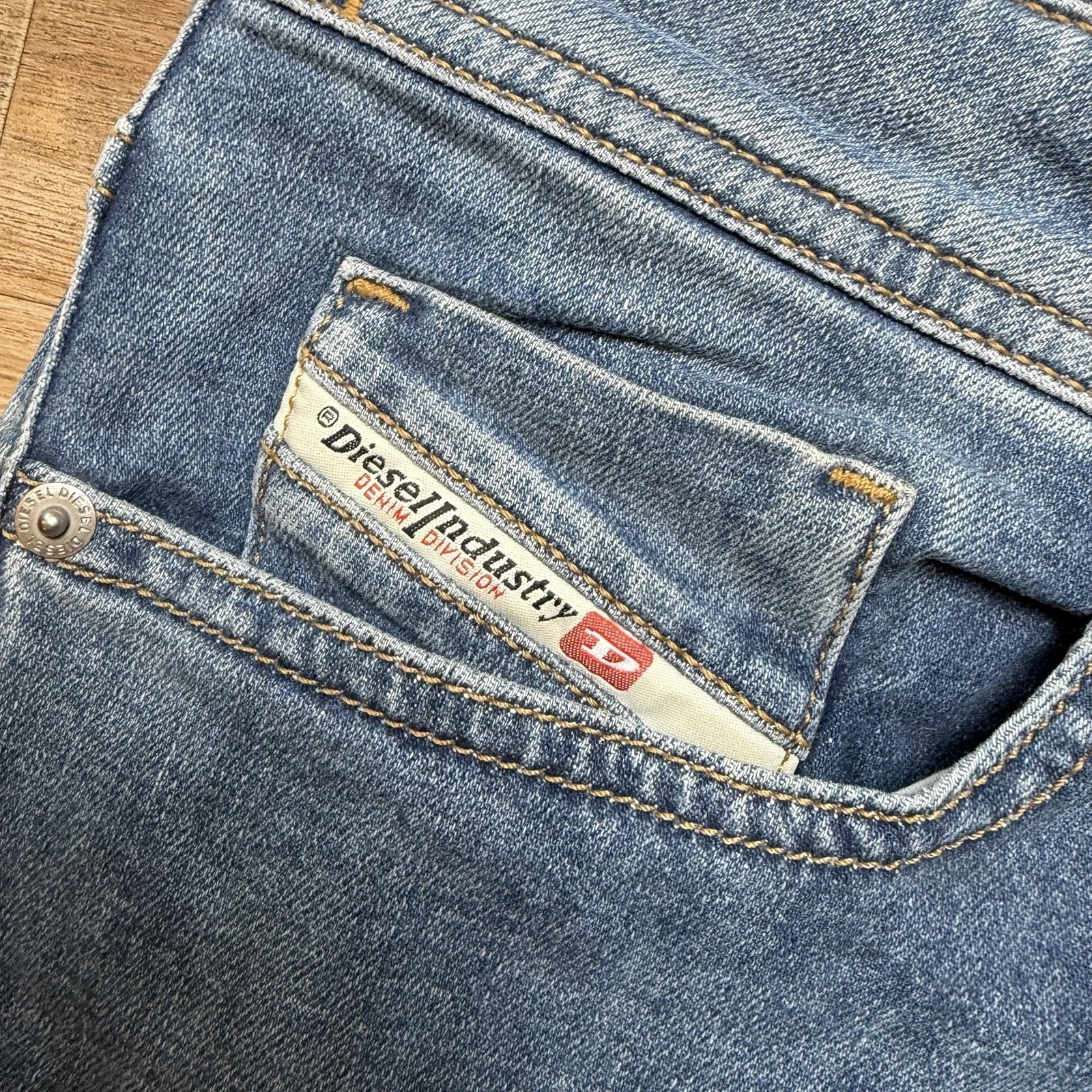 Diesel 1979 Sleenker Jeans Men 32×30 Blue Slim Skinny Stretch Medium Wash R84RV
