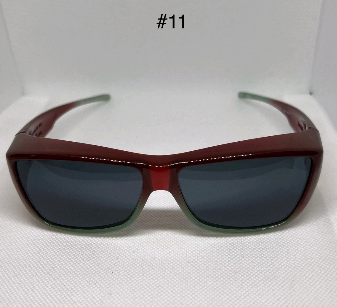 Jonathan Paul Fit-Over Ombre JP057 Sunglasses – Red & Green
