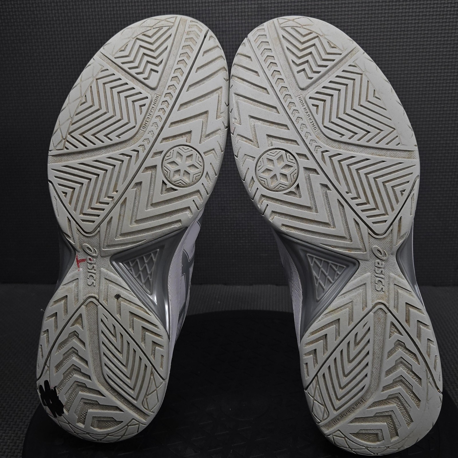 ASICS GEL-Dedicate 7 Shoes Womens Size 8.5 White Mesh Tennis Sneakers 1042A167