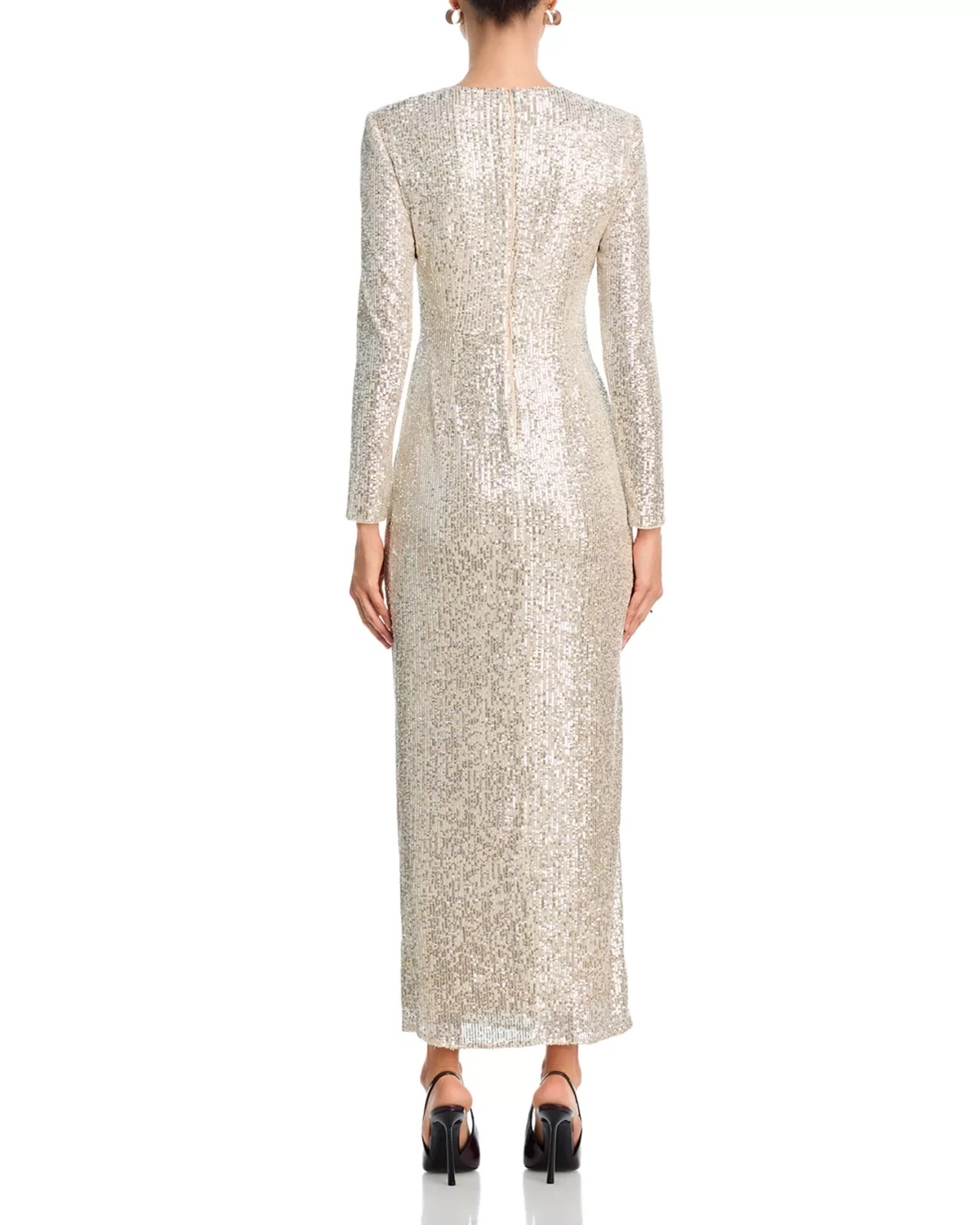 Eliza J Side Ruffled Gown MSRP $268
