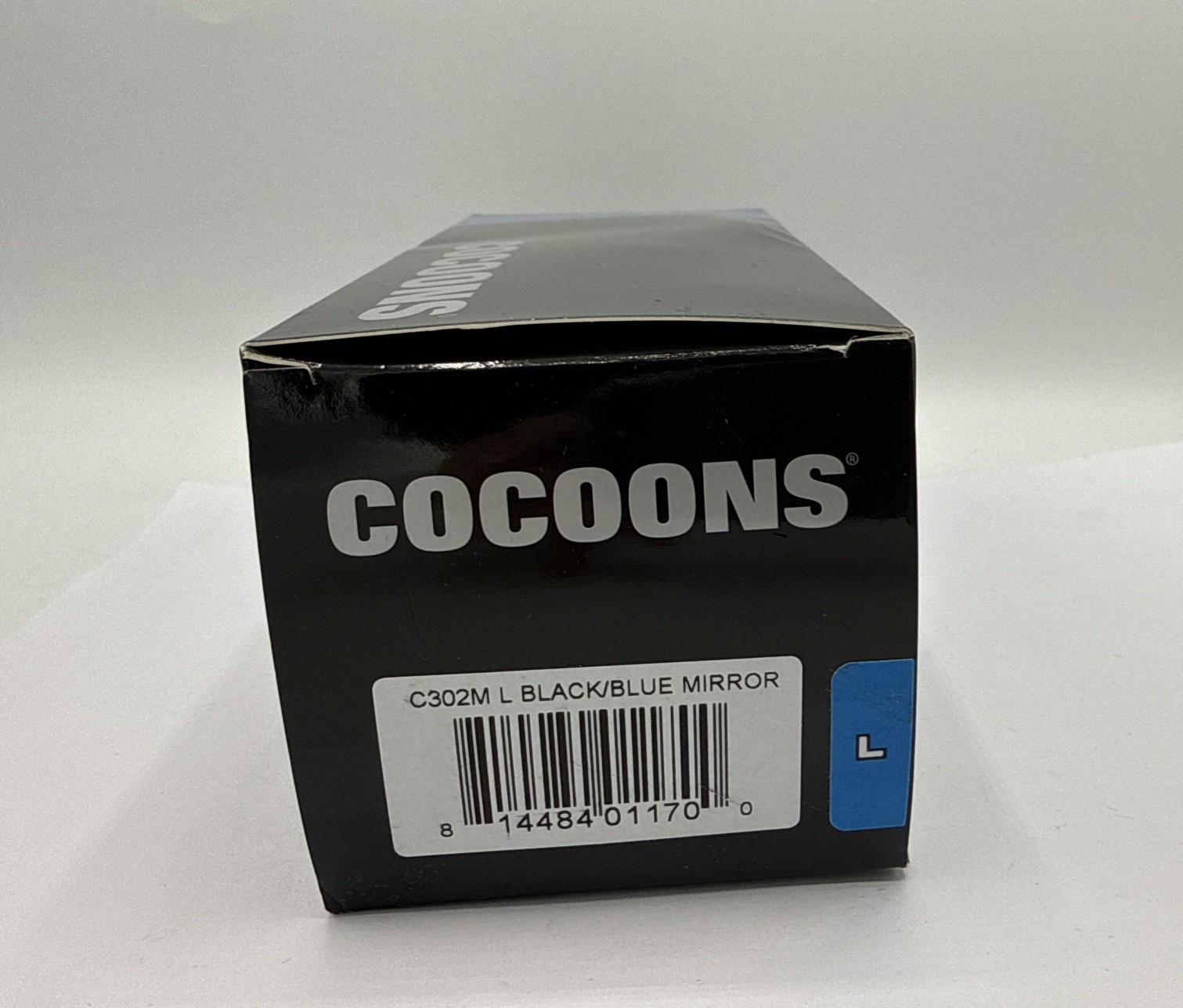Cocoons C302M Pilot Black Polarized Blue Mirrored Fitover Flex2Fit Glasses NIB