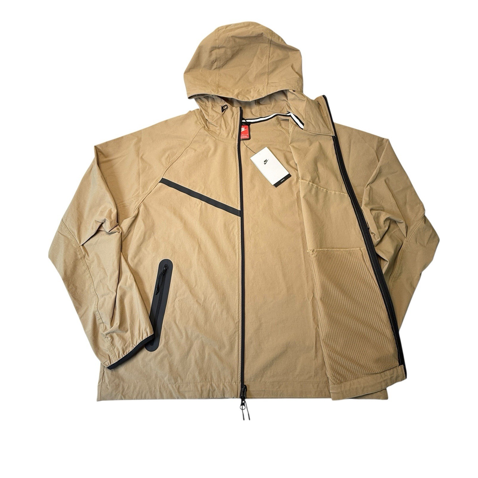 Nike Tech Windrunner Woven Jacket Parachute Beige HM7157-297 Men’s Sizes M-XXL