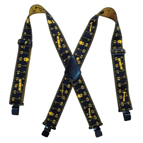 Suspenders for Men Mens Suspenders – 2 Inch Work Suspenders for 02-black Tape