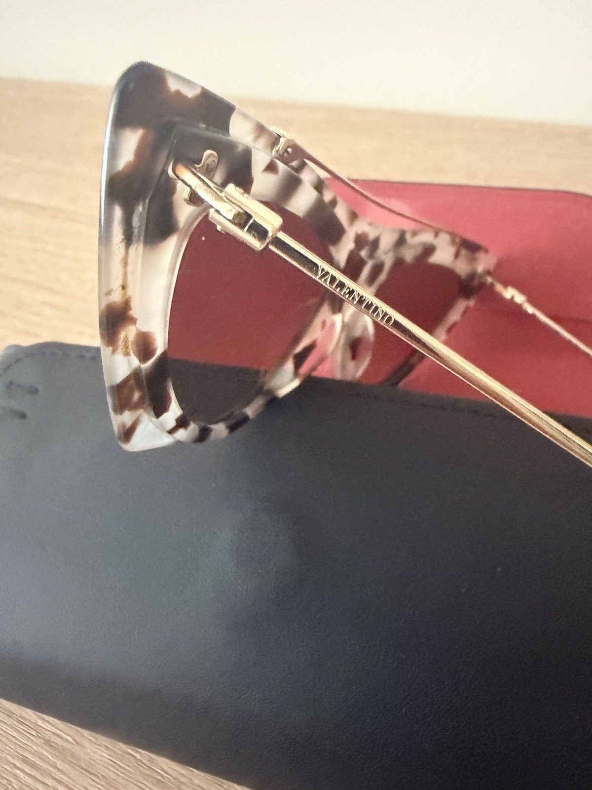 Valentino VLogo VA4079 Cat Eye Tortoise Shell Acetate Sunglasses Brown UV400