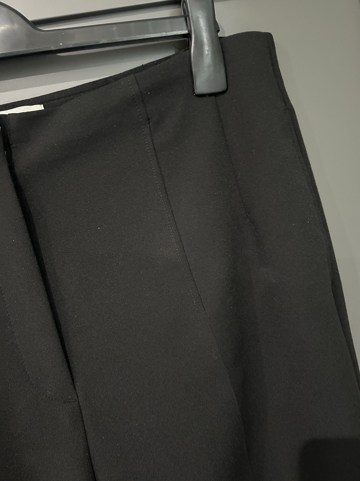 M&S Women’s Size 16 Regular Stretchy Trousers Jeggings Black Pockets VGC