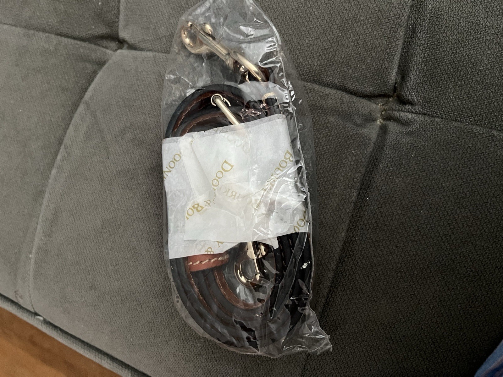 Dooney & Bourke Pebbled Dome Med Satchel Zip Blue/Brown Strap Dust Bag Gold HW