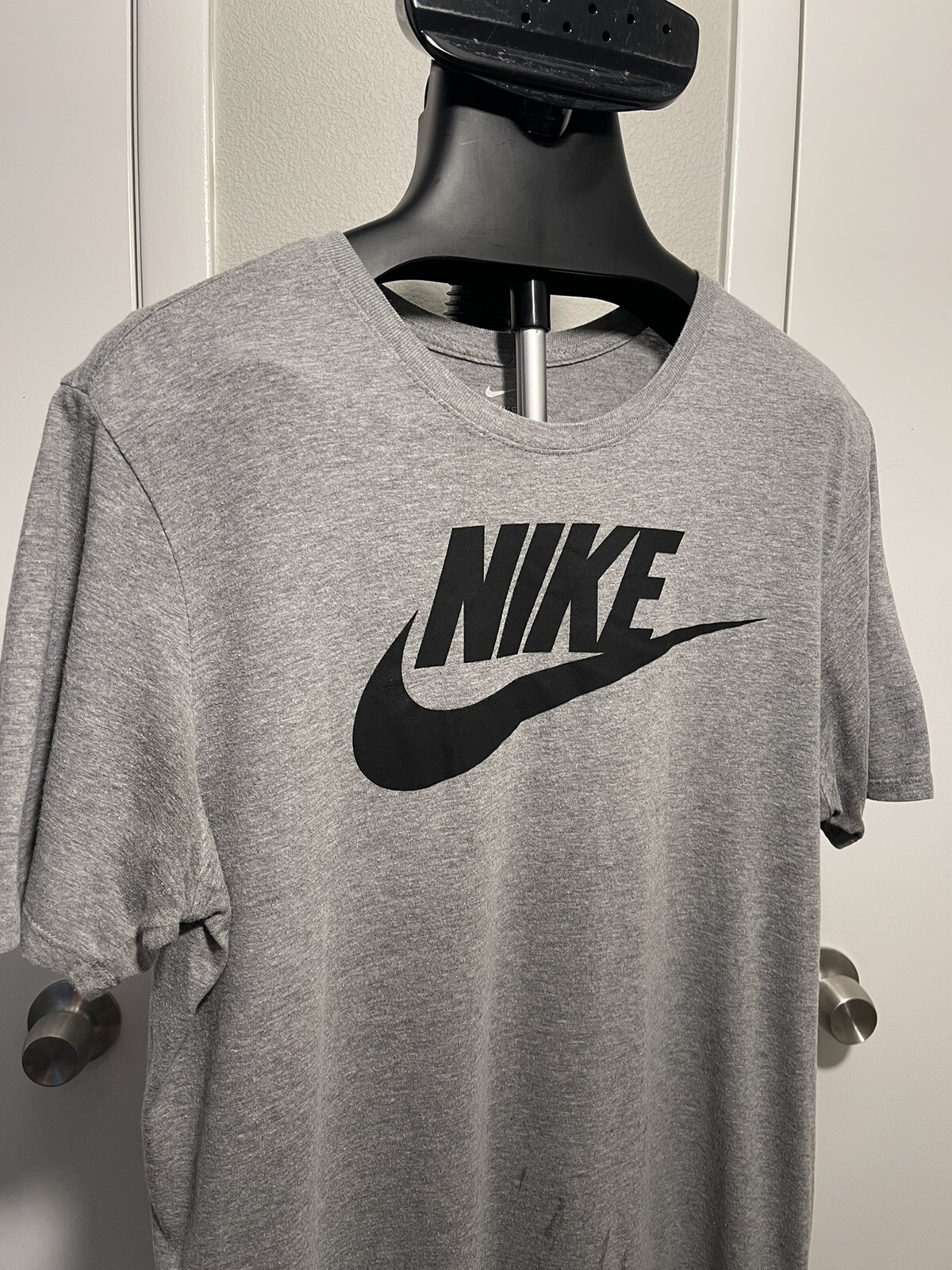 Nike Men’s T-Shirt Athletic Logo Swoosh Printed Active Short Sleeve Tee