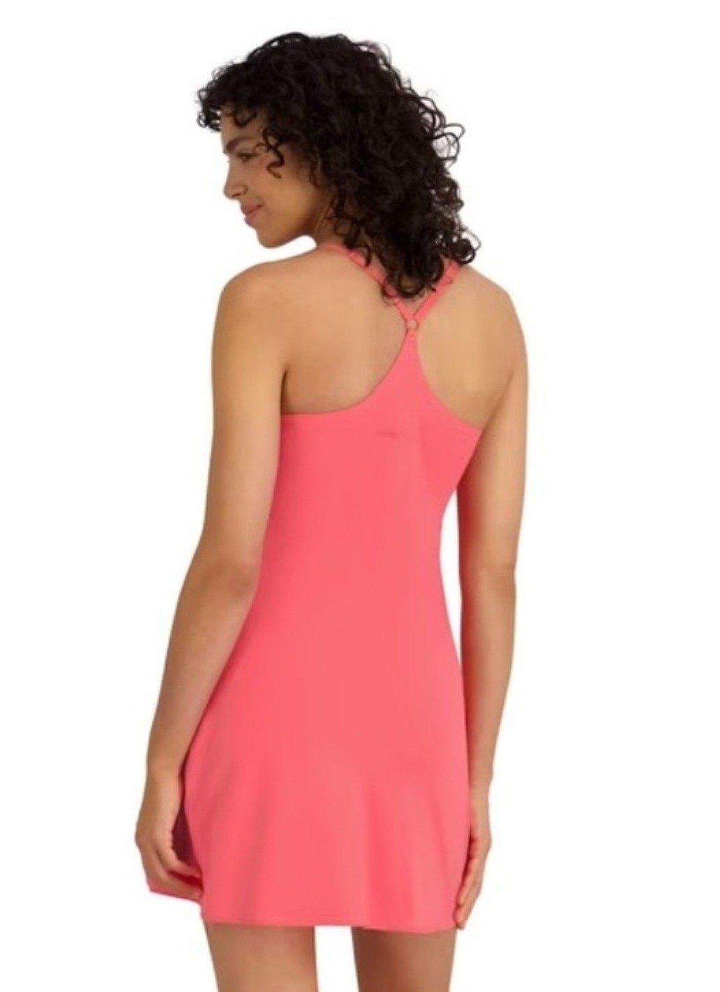 Outdoor Voices Pink Exercise Dress Built-In Liner Removable Cups UPF 50+ M