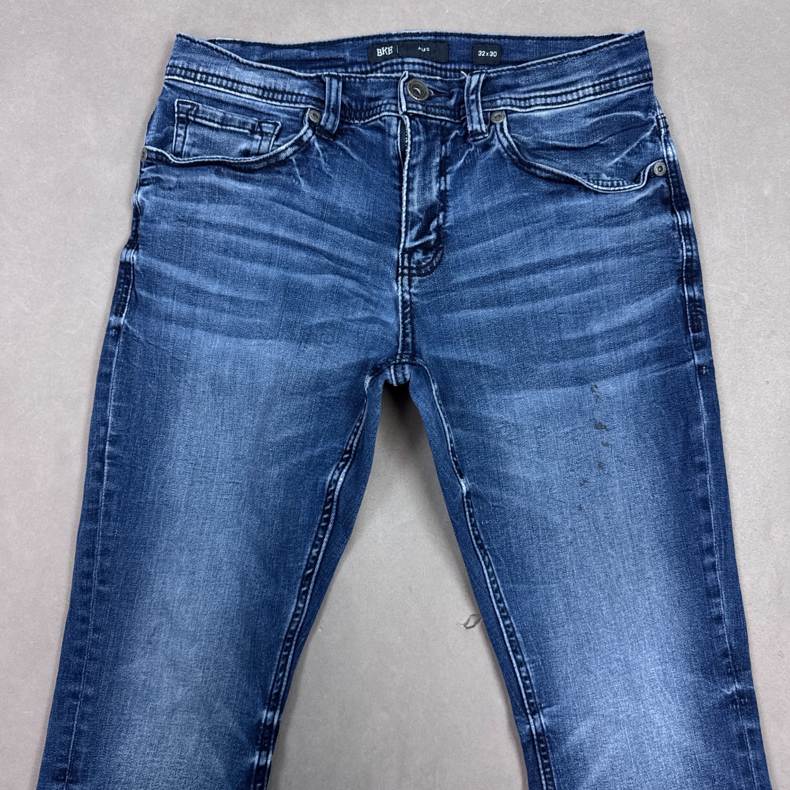 Buckle BKE Jeans Men 30×28 Blue Alec Denim Pant Faded Stretch Washout (Tag32x30)