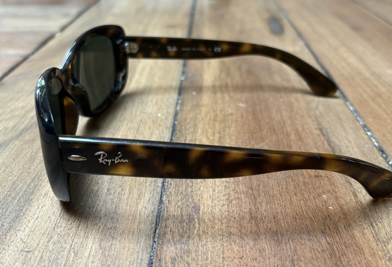 Ray-Ban Jackie Ohh RB4101 Rectangle Tortoise Brown Gray Gradient 100% UV 135mm