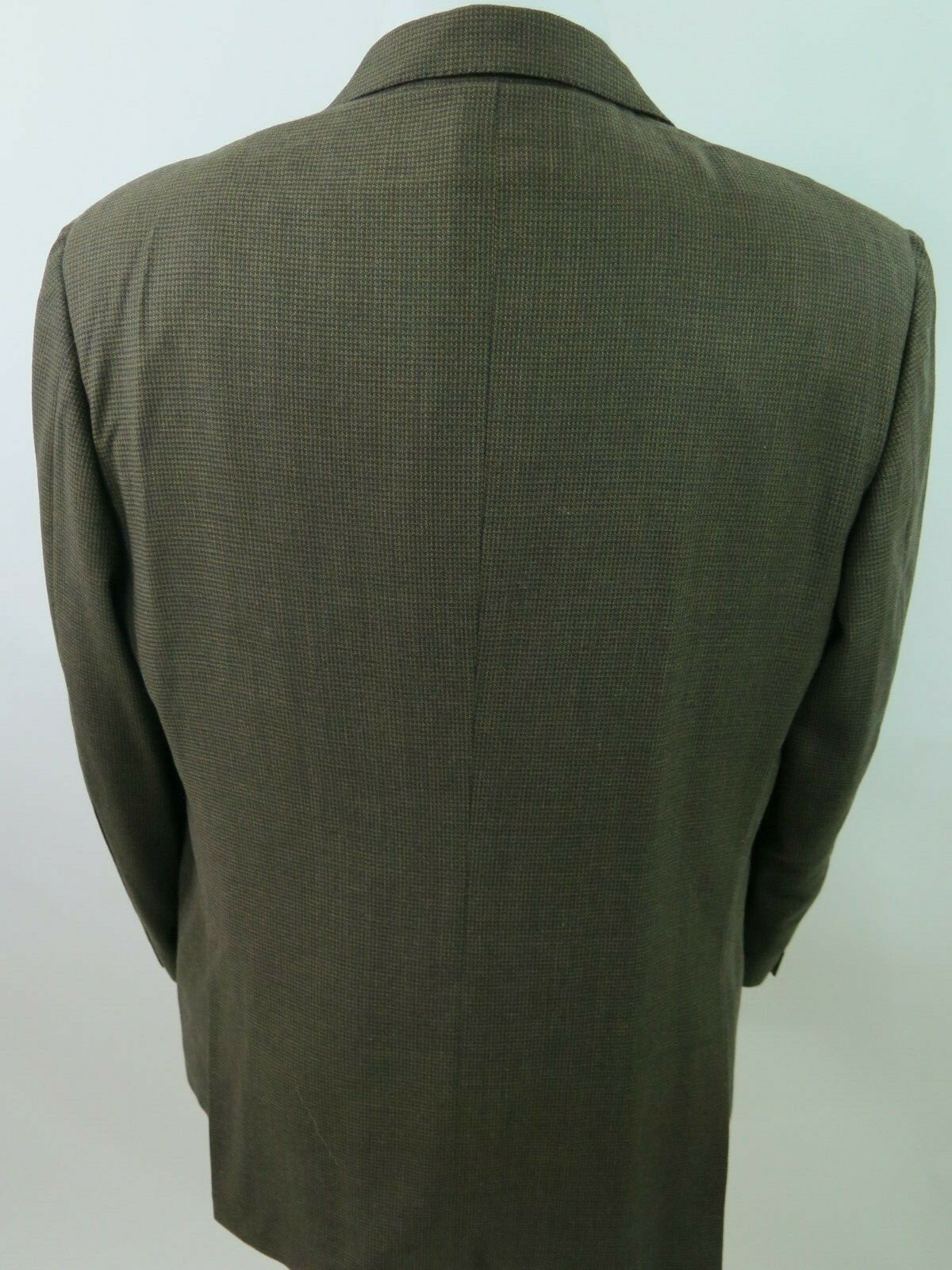 Corneliani Men’s Pure Wool Micro-Check Italian Blazer Jacket Sport Coat 44 R EUC
