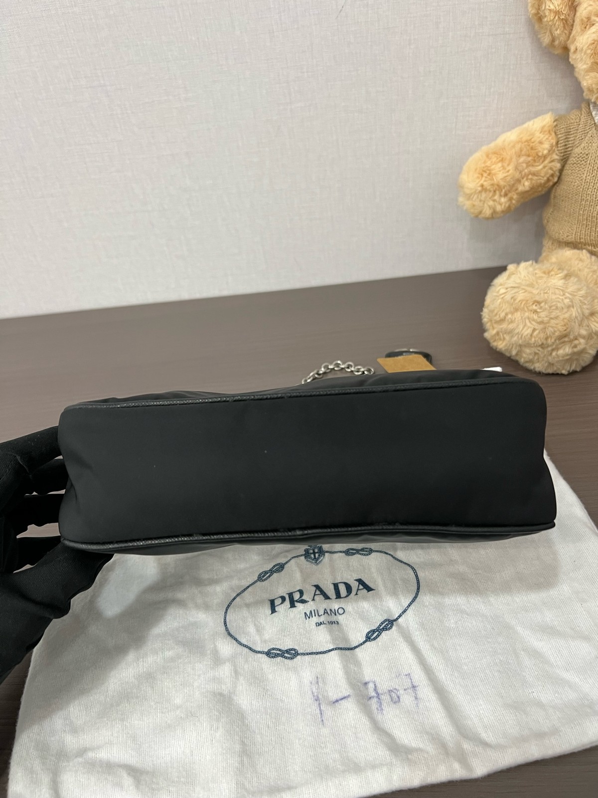 Prada Re-Edition 2005 Normal Black Nylon Multi Carry Bag w/ Pouch Duty Paid