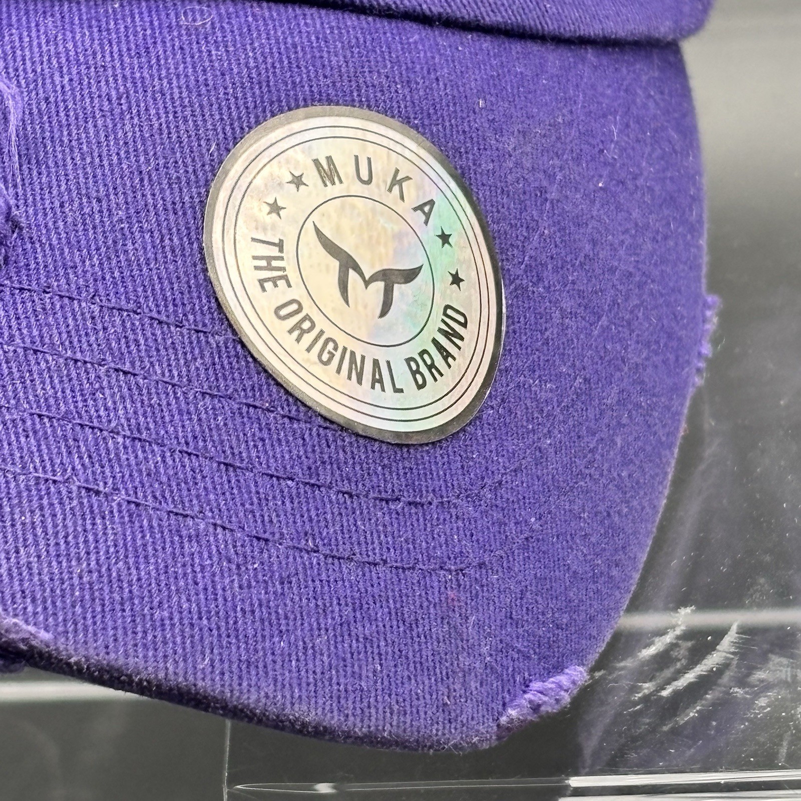 Muka The Original Brand Distressed Purple Hat Cap Monkey Street Wear One Size