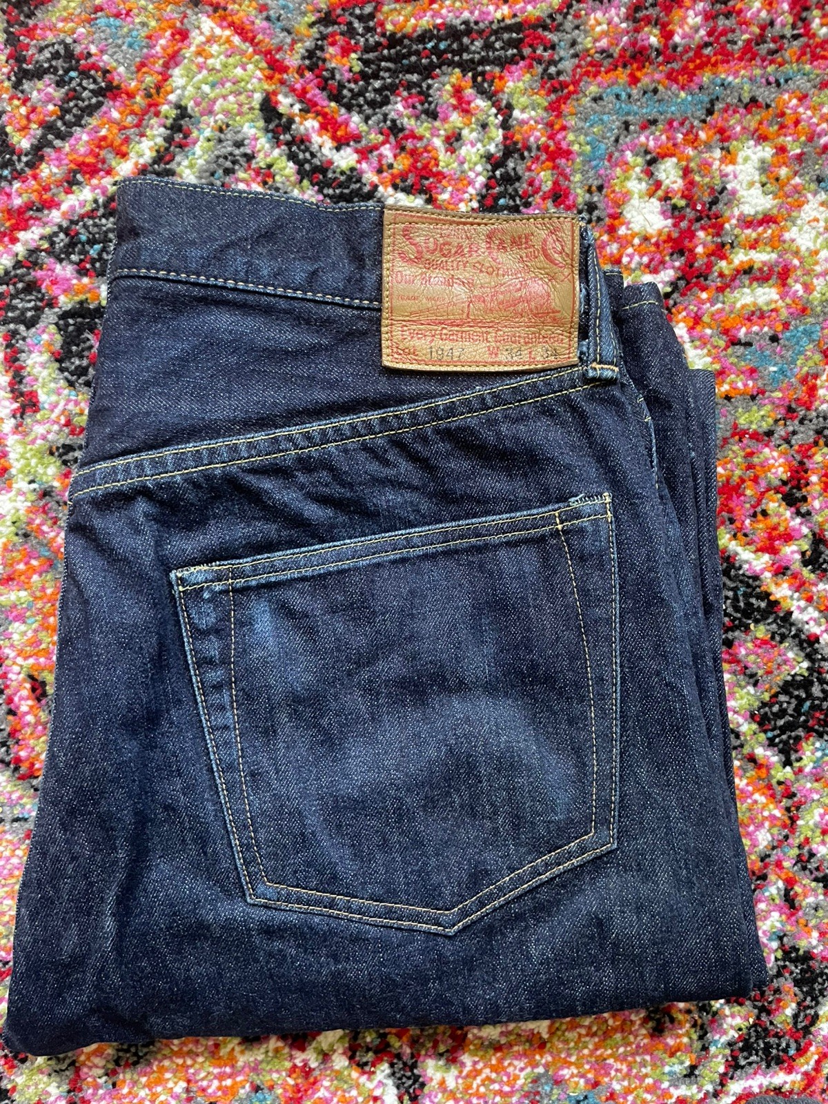 Sugar Cane SC41947 1947 Model Selvedge Jeans Men’s 34×34 Japanese Denim