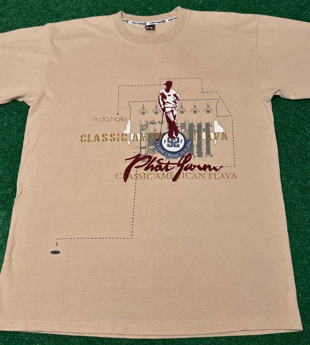 Vintage 90s Y2K Phat Farm Golf Logo Hip Hop VTG Shirt Mens Size Large Rap Grunge
