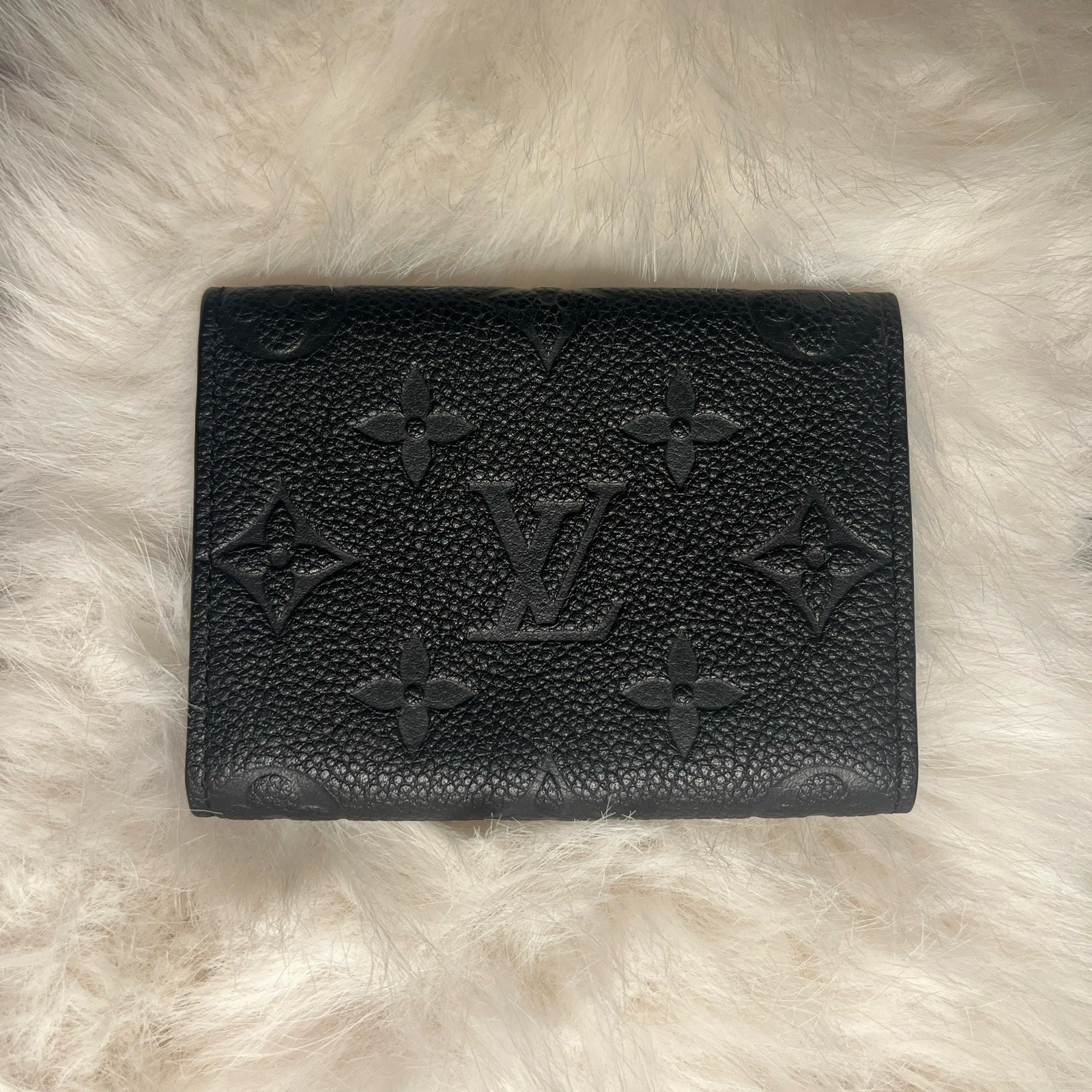 Louis Vuitton Business Card Holder Monogram Empreinte Leather