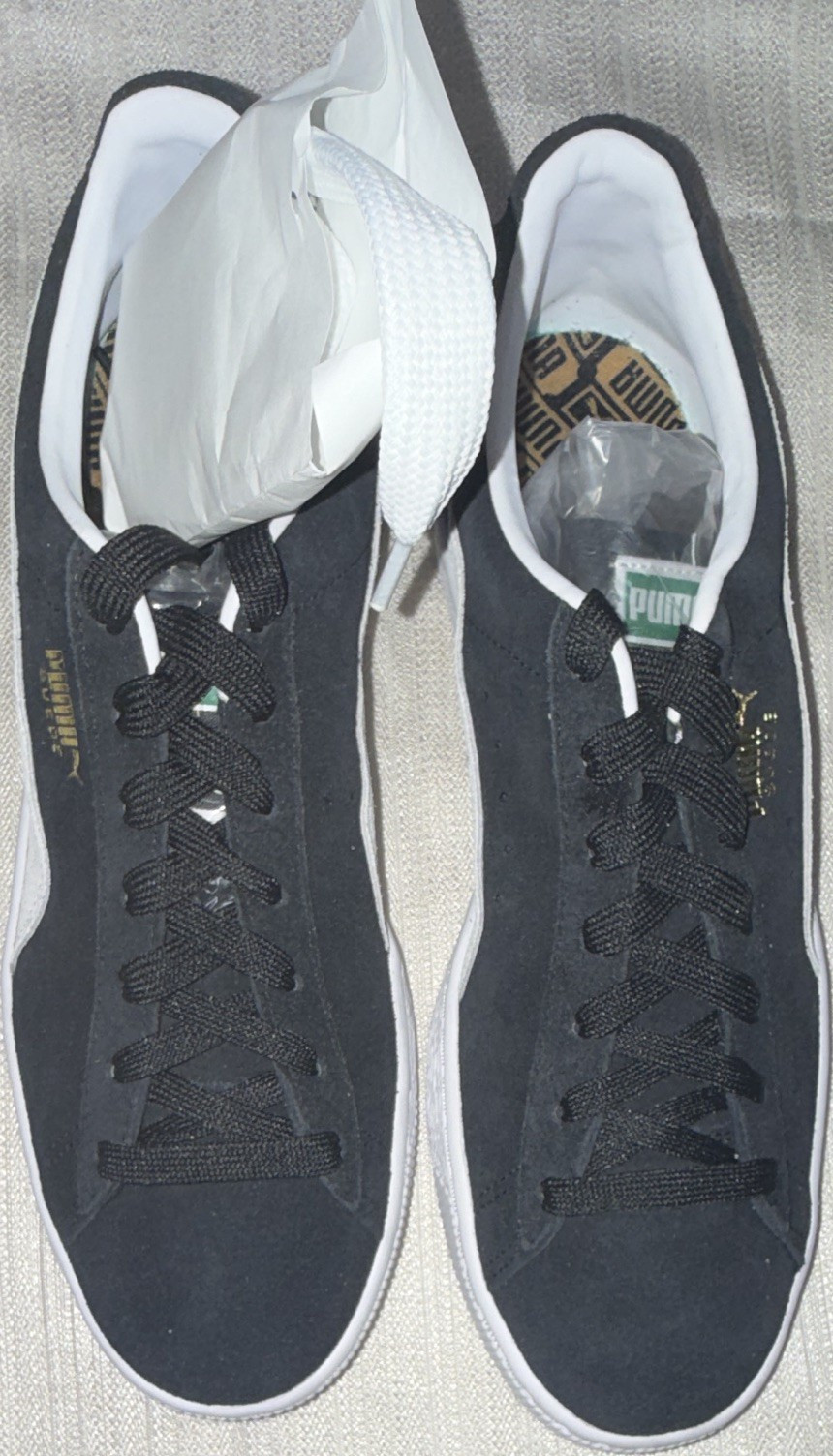 PUMA Suede Classic XXI Black White Suede Men’s Sneakers US 11.5 374915-01