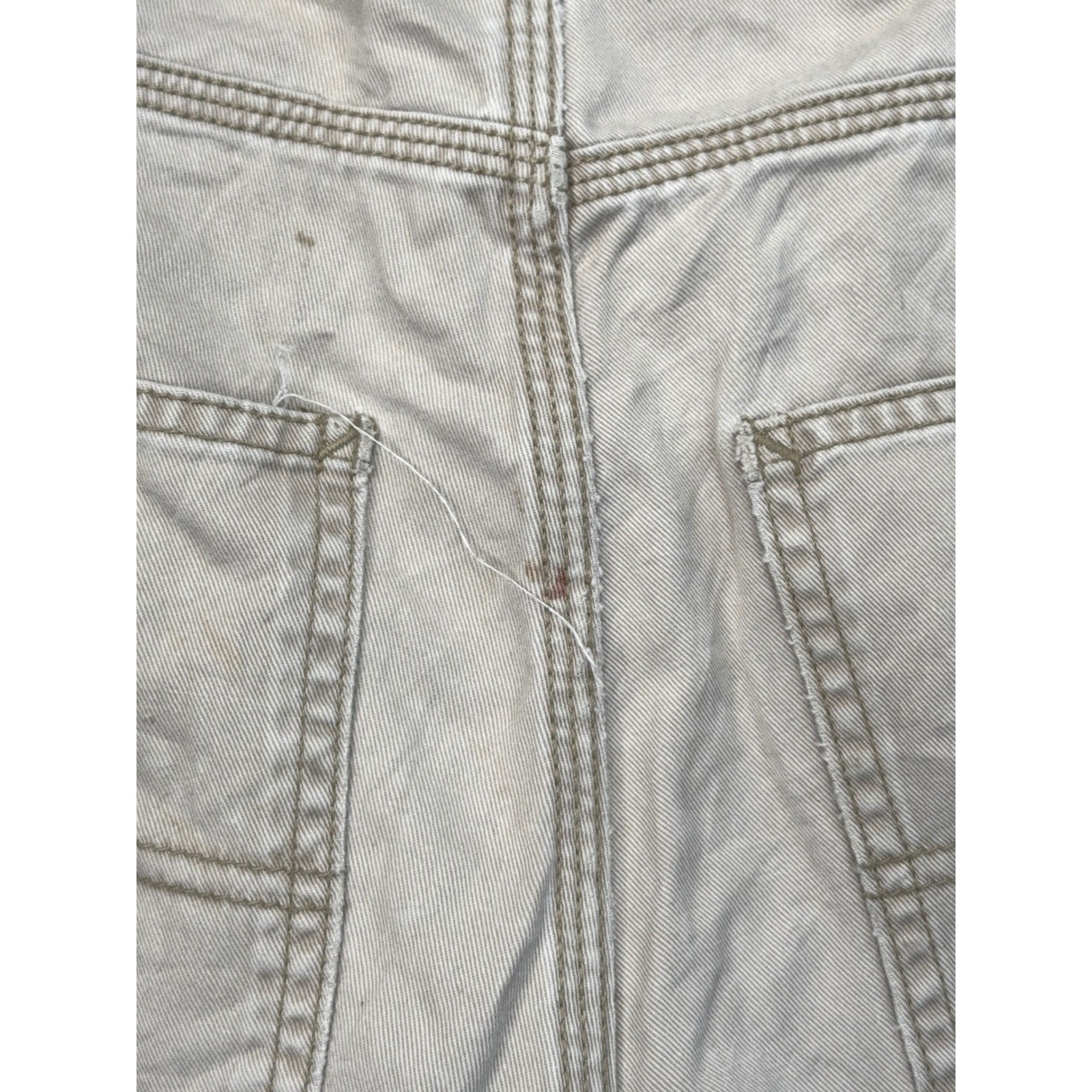 Gap Mens Carpenter Shorts Tan Khaki Cotton Utility Workwear Size 30 Hammer Loop