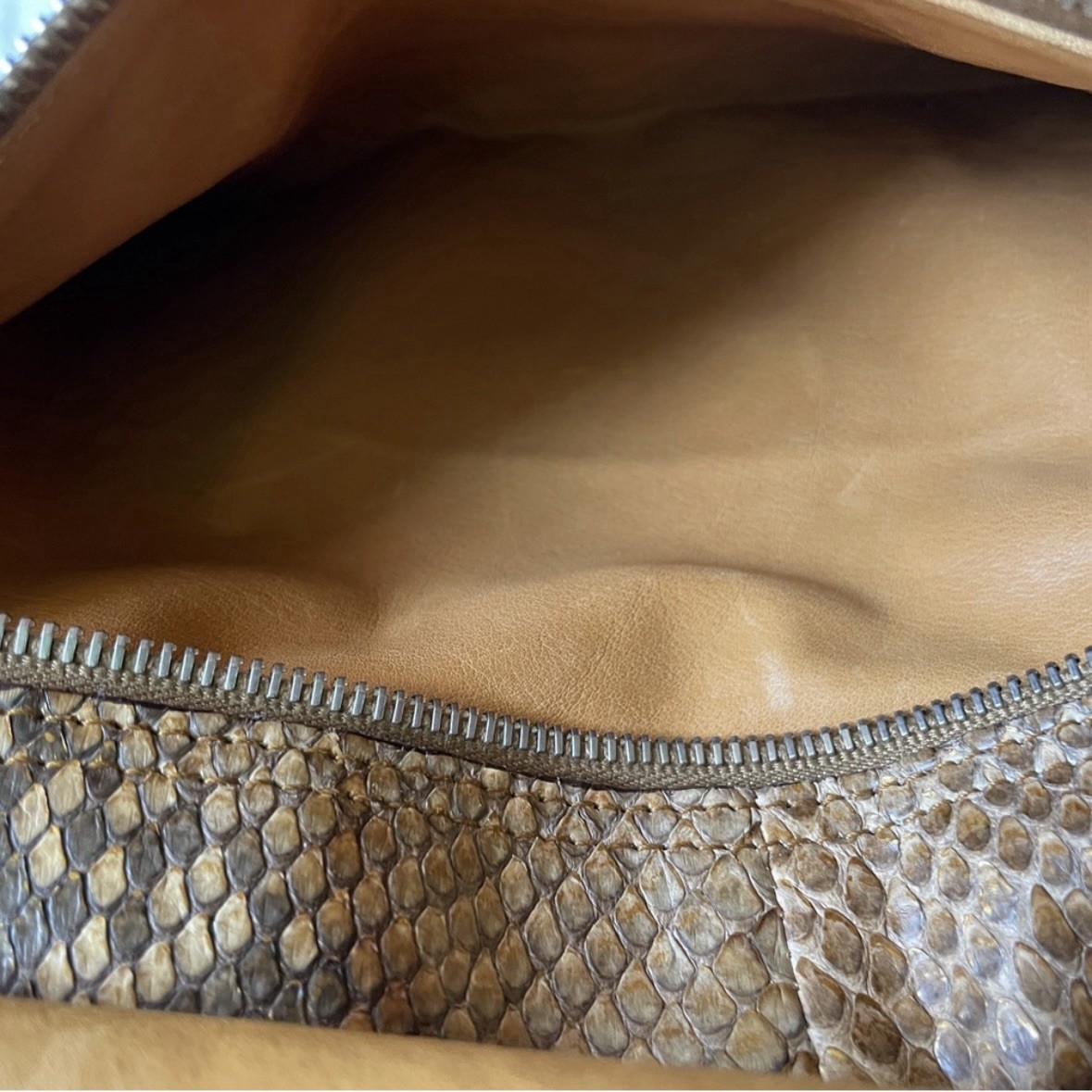 vintage dior python snakeskin gaucho bag f/w 2006 john galliano