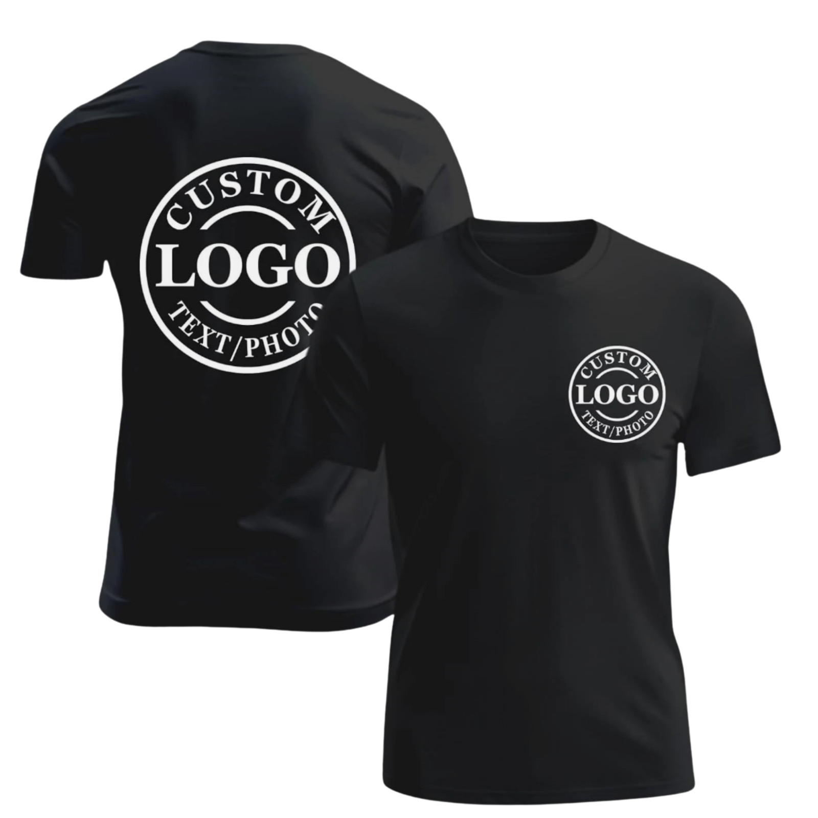 Custom T-Shirt | Personalized Shirt | Business Logo | Front & Back Available