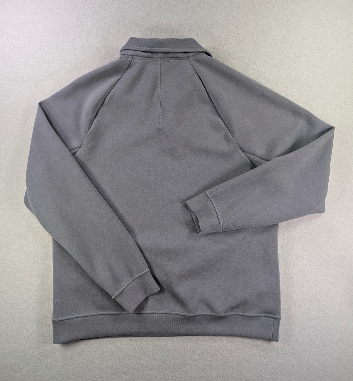 Lululemon Smooth Spacer Quarter Zip Pullover Mens Large Gray Kangaroo Pocket