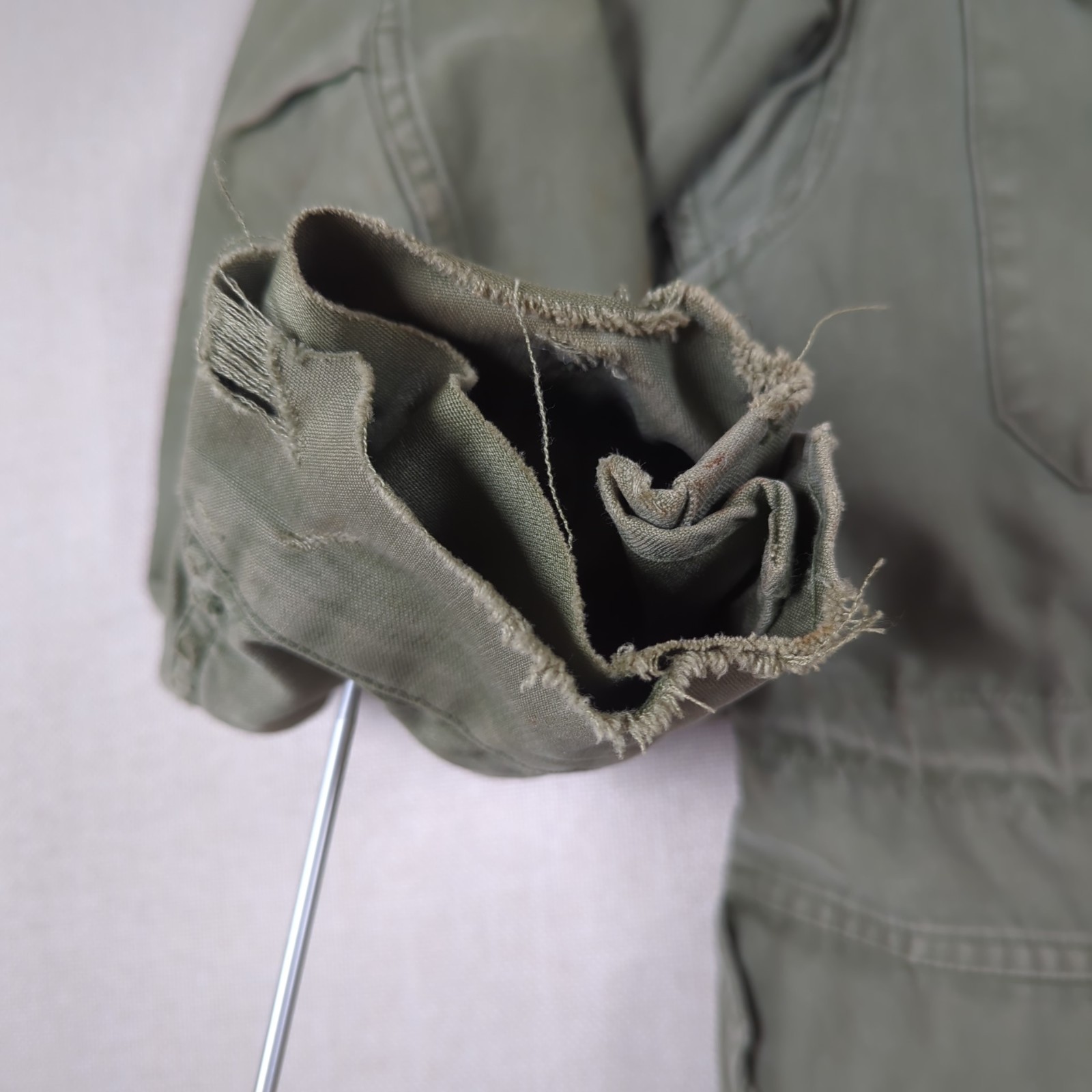 VTG 50s US Army M-51 Field Jacket Small OG-107 Green Distressed Korean War