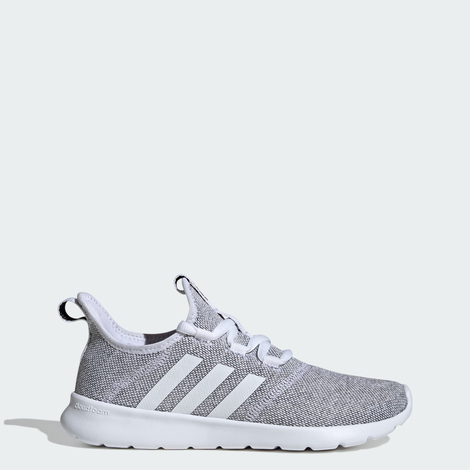 Women’s Adidas Cloudfoam Pure 2.0 Shoes Sneakers – White/Black Running Lifestyle