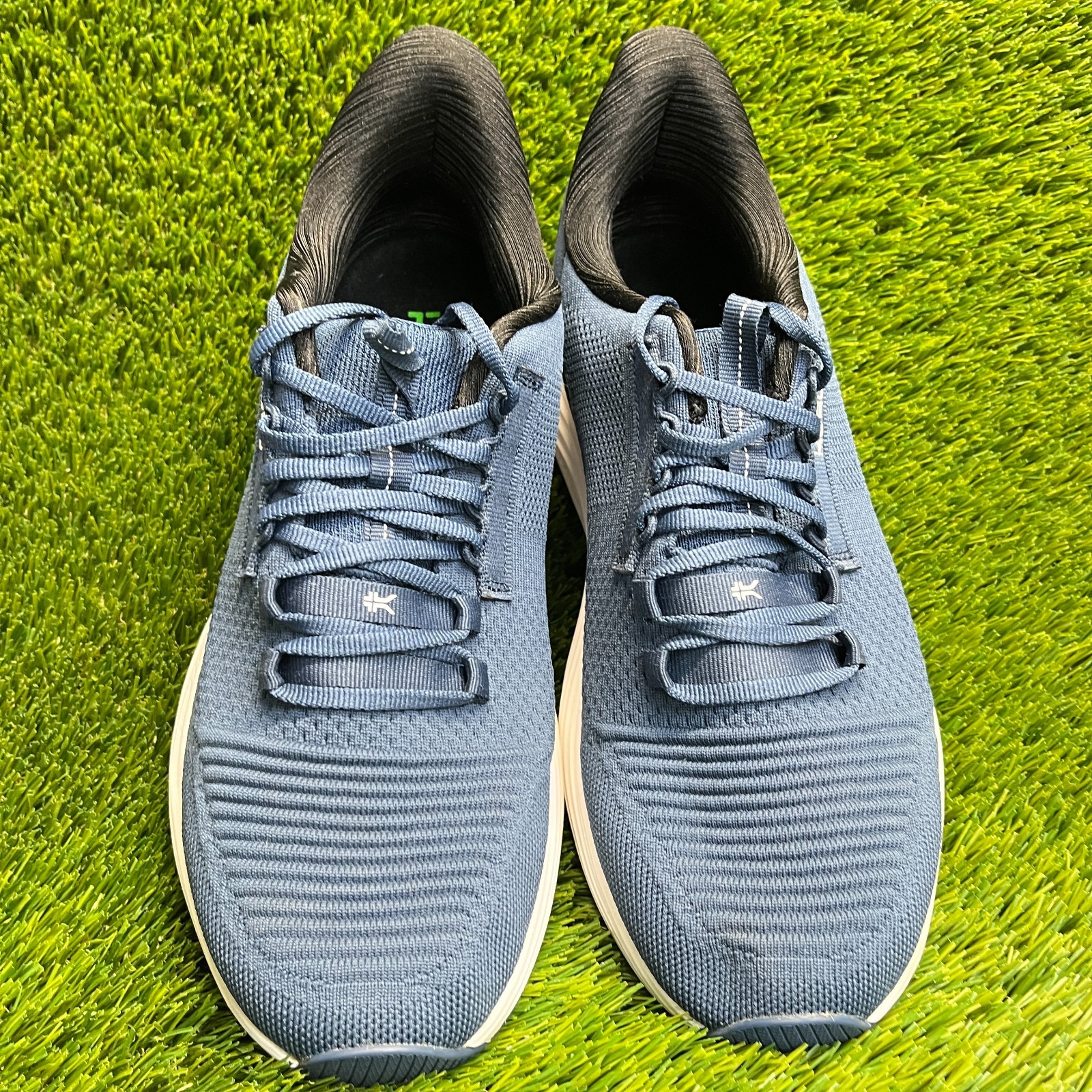 Kuru Atom 2 Mens Size 10 Blue White Athletic Running Walking Shoes Sneakers