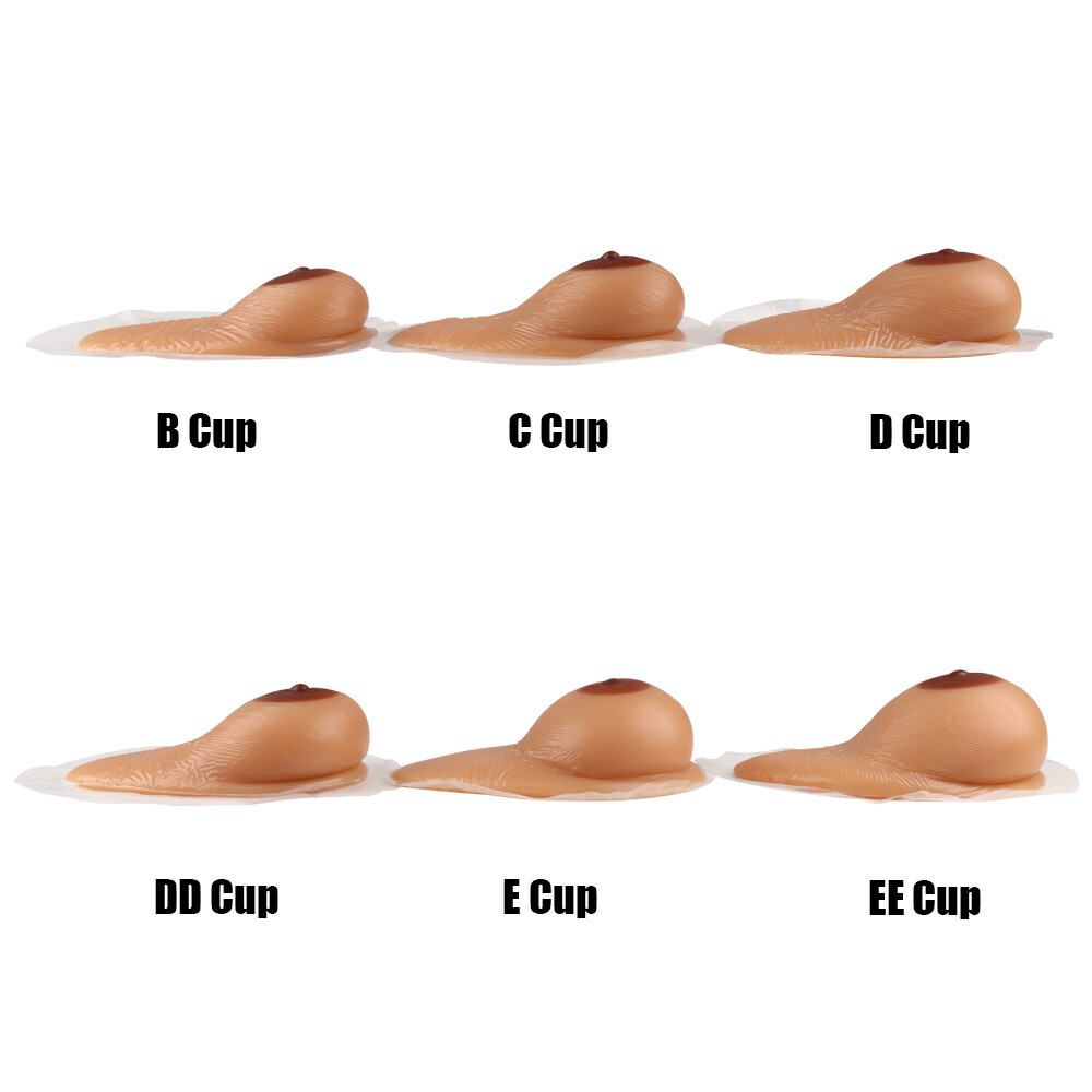 Water Drop Silicone Breast Forms Crossdresser Mastectomy Postoperative Enhancer