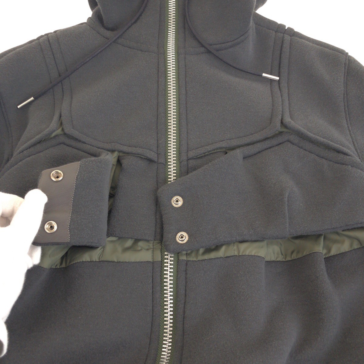 Sacai Sponge Cotton Polyester Hoodie Jacket – DUTY FREE