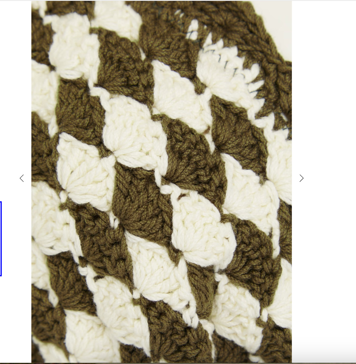 ZIMMERMANN Ruffled crocheted cotton triangle bikini and Olive bikini bottoms