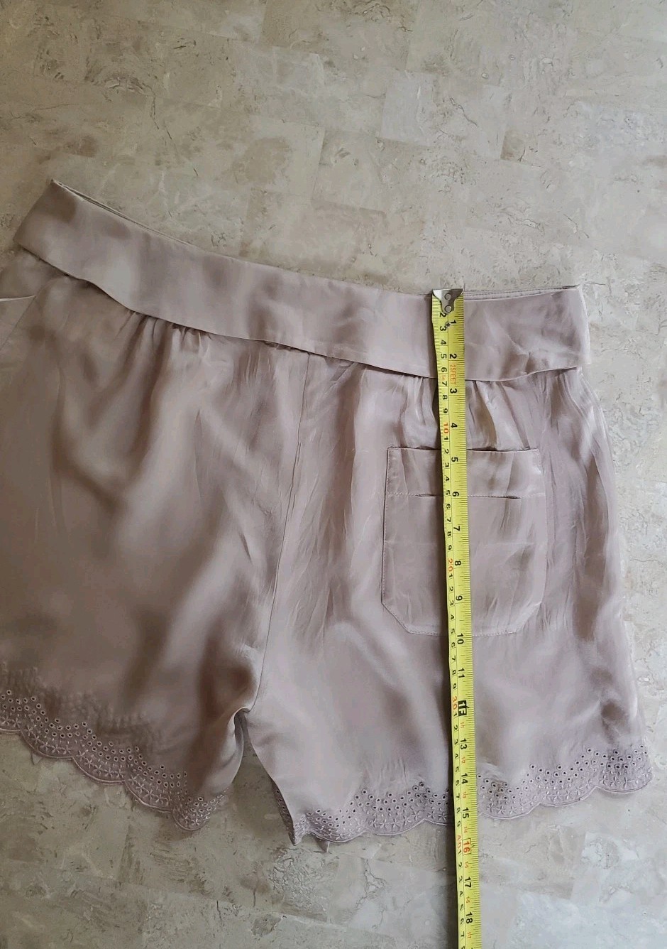 SEE by CHLOE SILK Shorts US Sz 6 Dusty Pink