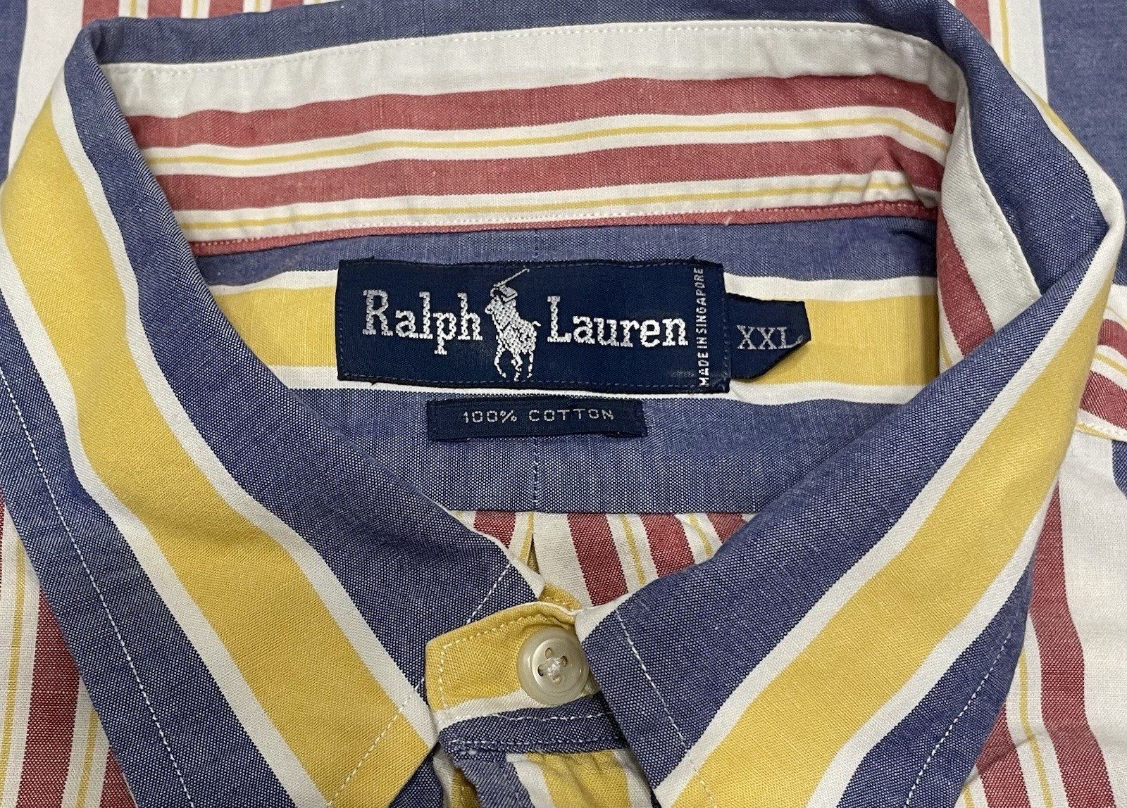 Ralph Lauren Jeans Co. Men’s Striped Long Sleeve Shirt size XXL
