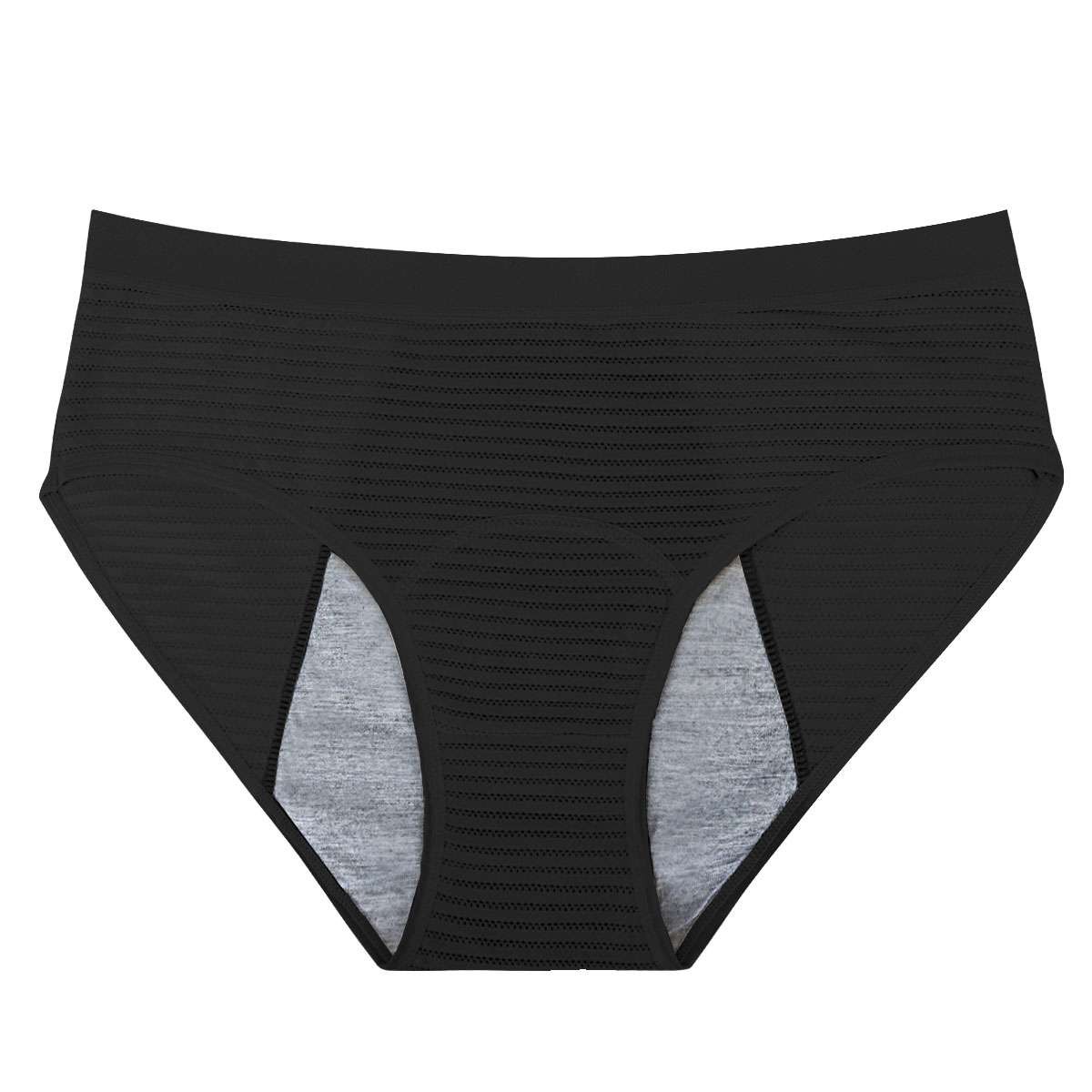 1/4Pack Womens Girls Period Panties Leak-Proof Cotton Briefs Menstrual Underwear