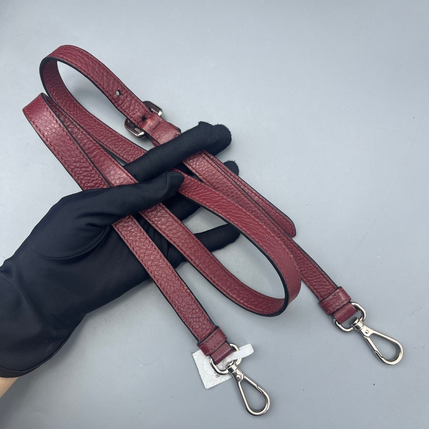 Prada Pre-Owned Authentic Tote Burgundy 28*22*11cm Free Tracked Shipping
