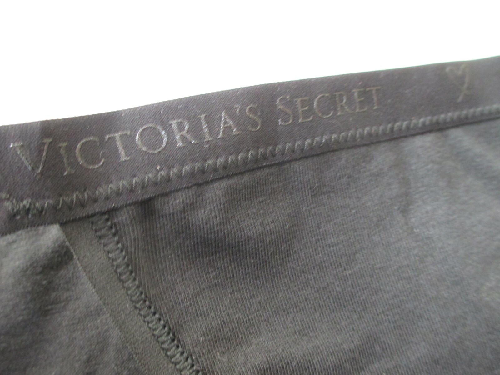 VICTORIA’S SECRET Cotton String Bikini Panty S M L XL Black NWT VS